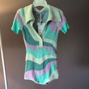 House Of Sunny Good Vibrations Bodysuit Playsuit NWT